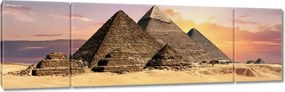 Vászonkép 170x50 Egyiptomi piramisok