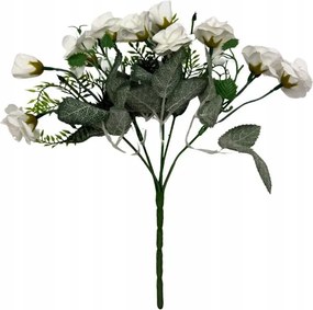 Fehér rózsacsokor 28 cm
