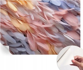 Öntapadós fotótapéta a konyhába Mosható Pasztell tollak 152x104 cm