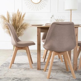 Bézs Szövet Étkezőszék NEVEL