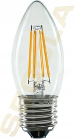 Segula 55314 Led gyertya, átlátszó E27 3,2 W (26 W) 270 Lm 2700 K