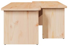 Dohányzóasztal 2 pcs Természetes 100 x 69 x 35.5 cm