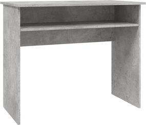 vidaXL betonszürke szerelt fa íróasztal 90 x 50 x 74 cm