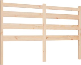 vidaXL tömör fenyőfa ágyfejtámla 126 x 4 x 100 cm