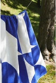 Kék-krémszínű takaró 150x200 cm Tul – noo.ma