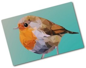 Üveg vágódeszka Robin madár pl-ko-80x52-f-81057539