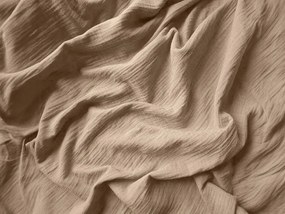 Muszlin ágyneműhuzat PURELY világosbarna Ágyneműhuzat mérete: 80 x 80 cm | 155 x 220 cm