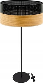 Állólámpa Fa Lámpabúra Lyukakkal 40CM E27