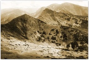 Poszterek 120x80 Tátra Lengyel hegyek Kilátás