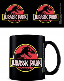 Jurassic Park Logo Fekete bögre 310ml