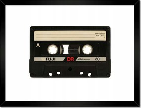 Poszterek keretben 40x30 Magnó kazetta