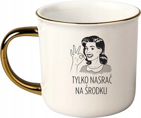 Bögre Fehér Arany Rant Ajándék Vicces Nap Csak Be Kell A Közepén