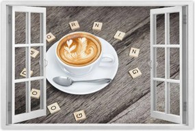 Poszter 60x40 Cappuccino cukrozatlan