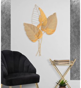 Fém fali dekoráció 53x84,5 cm Autumn Leaf - Mauro Ferretti