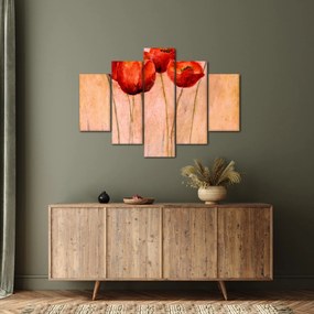 Kép - piros tulipán (150x105 cm)