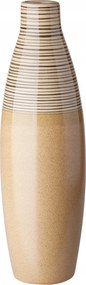 Váza Etno Beige (12x34cm), bézs