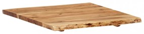 tömör akácfa asztallap 58 x (50-60) x 2,5 cm