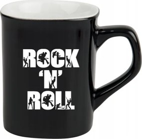 Kerámia bögre 250 ml rock nyomat Rock n roll különböző színek