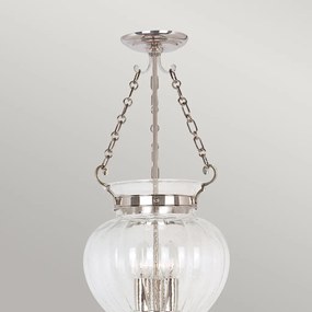 Elstead Lighting FINSBURY PARK FP-P-M-POL-NCKL Függőlámpa 3x60W/E14