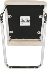 Étkezőszék, bézs Dulux Velvet szövet/világos varrás, ABIRA NEW