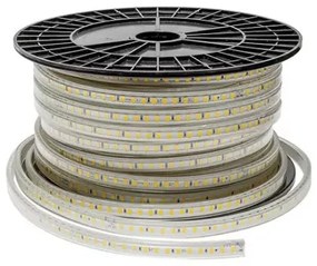 LED szalag , kültéri , 5730 , 120 led/m  , meleg fehér , 10 W/m , 220V ,  IP44 , Optonica