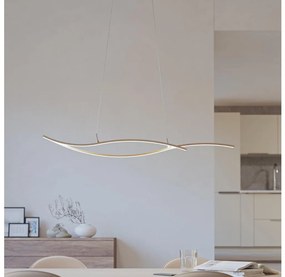 Eglo 901212 - LED Csillár zsinóron GRISOLIA LED/20W/230V 4000K bézs