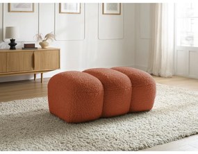 Téglavörös buklé lábtartó Hippolyte – Bobochic Paris