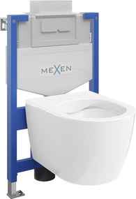 Mexen Fenix XS-U, rejtett modul és függő WC Carmen, fehér, 6853388XX00