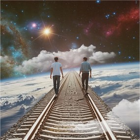 Fotótapéta Flizelin Szoba tapéta Űrtúra 250x250 Ragasztó