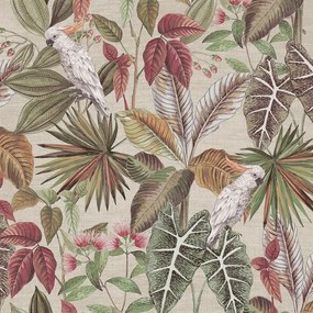Arthouse Signature 2 Vintage Parrot színes leveles vinyl tapéta – 296908