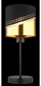 Globo 54046T - Asztali lámpa OR 1xE27/40W/230V átm. 16 cm fekete/arany