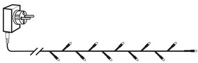 LED fényfüzér, hosszúság 2,8 m - Star Trading