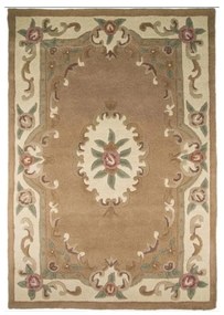 Aubusson bézs gyapjú szőnyeg, 75 x 150 cm - Flair Rugs