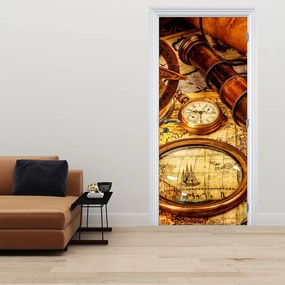Fotótapéta ajtóra - Tengerészek történelmi eszközei (95x205cm)