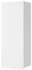 CONNOR fali szekrény - fehér / fehér fényű