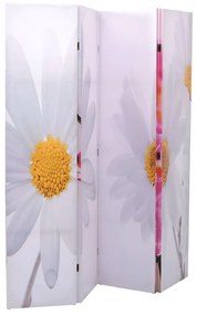 vidaXL virágmintás paraván 160 x 170 cm