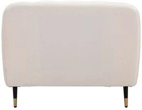 Krémszínű fotel Praga – Mauro Ferretti