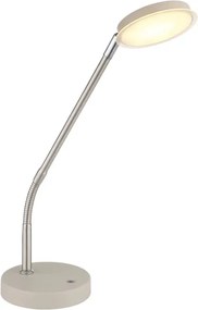 Globo 58504TSA - SILVIO érintésvezérlésű, dimmelhető asztali LED-lámpa LED/6,5W/230V bézs