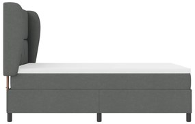 Boxspring Ágy Matrac Belső Szürke 140x200 cm