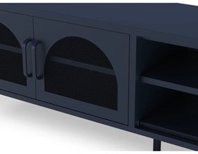 Sötétkék TV-állvány 160x50 cm Diora – Marckeric