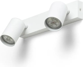 RENDL DUDE II přisazená bílá 230V LED GU10 2x9W