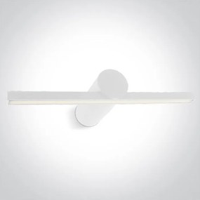 One Light Slim Mirror Lights 38108N/W/W Fali lámpa 1x8W/LED 3000K 700lm IP44