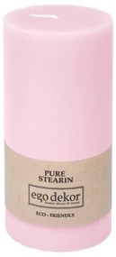 Friendly rózsaszín gyertya, égési idő 50 óra - Rustic candles by Ego dekor