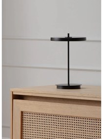 Fekete fém LED asztali lámpa fém búrával (magasság 31 cm) Asteria Move – UMAGE