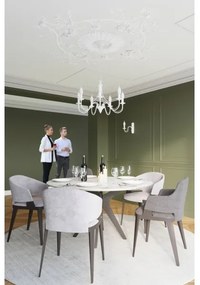 Csillár láncon MINERWA 3 3xE14/40W/230V fehér