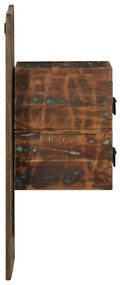 Éjjeli szekrény Többszínű 60x32x80 cm Tömör fa újrahasznosított
