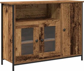 vidaXL Széf Öreg fa 100 x 35 x 75 cm