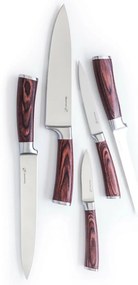 G21 Gourmet Nature késkészlet 5 db + bambusz blokk
