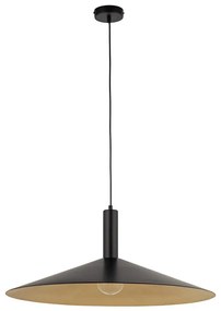 Csillár zsinóron CAPRI 1xE27/15W/230V átm. 70 cm fekete/arany