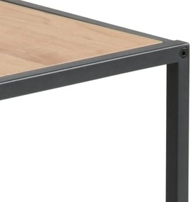 SARON 2 db-os dohányzóasztal szett, tölgy/fekete